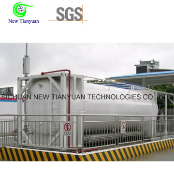 Horizontal Type LNG Container Gas Station Container